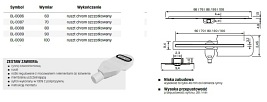 Visio Slim New Trendy odpływ liniowy 100 cm OL-0090 ruszt chrom szczotkowany