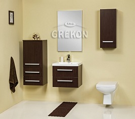 Szafka łazienkowa z umywalką 50/39/2 seria Fokus Wenge Mat