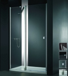 Drzwi prysznicowe uchylne Singo 100 cm lewe plus