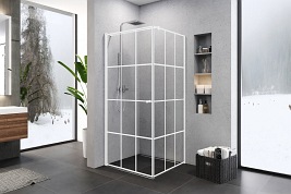 Kabina prysznicowa 90x90 lewa Superia White New Trendy K-0794