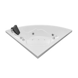 Duża kabino wanna spa z hydromasażem 135x135 cm MO-08135