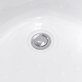 Kabina prysznicowa na głębokim brodziku biały profil 90x90 Maja Hydrosan