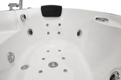 Wanna z hydromasażem narożna 135x135 cm MO-1636HC