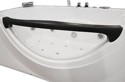 Przyścienna wanna hydromasażowa 180x88 cm MO-1002 Turbo