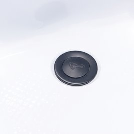 Kabina prysznicowa półokrągła zabudowana na wysokim brodziku 90x90 Nina