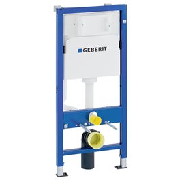 Zestaw podtynkowy stelaż GEBERIT DUOFIX + miska MIZU-WH-RIM-02 + przycisk DELTA 30 chrom