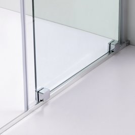 Kabina prysznicowa prostokątna drzwi rozsuwane narożna szkło 8 mm 140x90 cm ASTRA-CH-A-140+B90+E