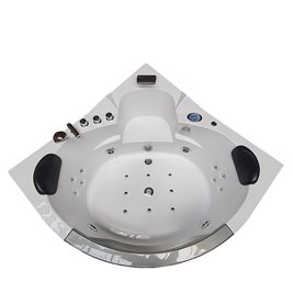 Wanna z hydromasażem narożna podgrzewacz wody Orino 632C 135x135