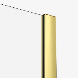 Smart Light Gold New Trendy złota kabina prysznicowa narożna prostokątna 130x90 cm EXK-4244