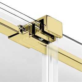 Smart Light Gold New Trendy złota kabina prysznicowa narożna prostokątna 130x100 cm EXK-4245