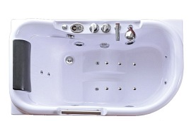 Wanna z hydromasażem 140x80 Lemur 796 Hydrosan Prawa