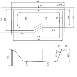 Wanna + parawan 2S Integra 150 Lewa Besco