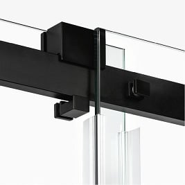 Softi Black New Trendy kabina prysznicowa prostokątna rozsuwana samodomykająca 100x120 cm EXK-3969