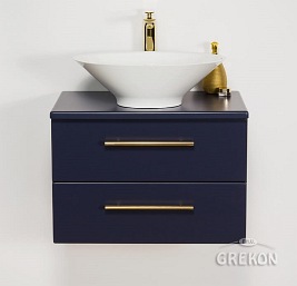 Szafka wisząca z umywalką nablatową 60 cm Belli Gold Gante