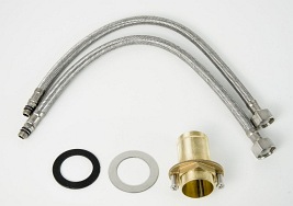 Czarna bateria umywalkowa niska CMB3016BL Ango Corsan