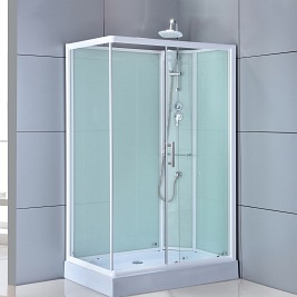 Kabina prysznicowa prostokątna zabudowana 120x80 WSH-307P