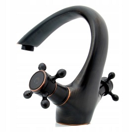 Bateria umywalkowa retro Old Black Rea