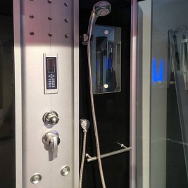 Kabina prysznicowa z hydromasażem przyścienna 125x90