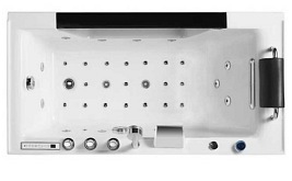 Wanna z hydromasażem 162x75 Gomera 938C Hydrosan