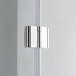 Kabina prysznicowa półokrągła 90x90 drzwi uchylne KZ92B