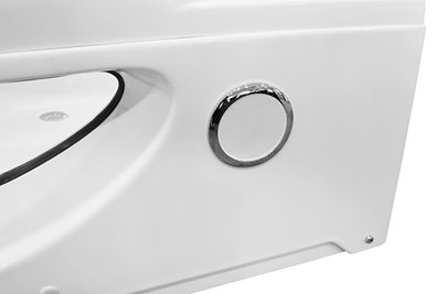Wanna z hydromasażem Spa przyścienna 170x87 cm MO-1634HC