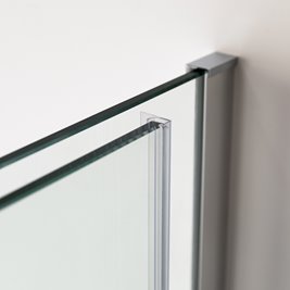 Ścianka prysznicowa rozsuwana szkło 8 mm szerokość 130 cm ASTRA-CH-A-130