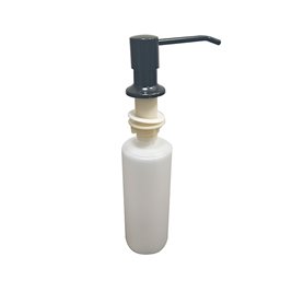 Zlewozmywak kuchenny stalowy jednokomorowy czarny ARGOS 68X46 ASI 304