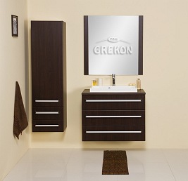 Szafka z umywalką 80/39/3 FKS seria Fokus Wenge Mat