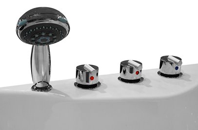 Wanna z hydromasażem narożna Turbo 140x140 cm MO-1001