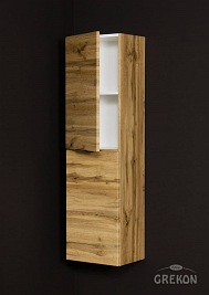Słupek łazienkowy wiszący dąb naturalny 40x143,5 cm Victa Gante