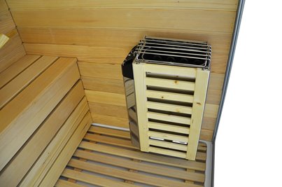 Sauno kabina prysznicowa 180x110 cm MO-1751W PRAWA TRIO