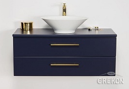 Szafka wisząca z umywalką nablatową 100 cm Belli Gold Gante