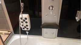 Prostokątna kabina z hydromasażem 170x90 cm MO-0611