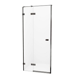 Drzwi prysznicowe uchylne lewe 120 cm EXK-3252 Avexa New Trendy Gunmetal Brushed