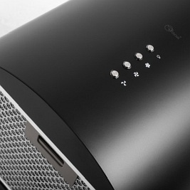 Okap wyspowy wiszący 35 cm czarny Tango Focus