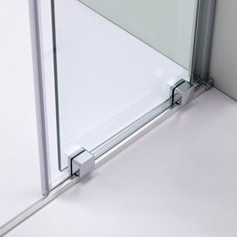 Drzwi prysznicowe rozsuwane szkło 8 mm szerokość 140 cm ASTRA-CH-DUO-140