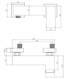 Bateria prysznicowa Fresh FR7140 CR Omnires