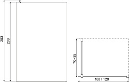 Kabina prysznicowa Alfa 100 Kerra