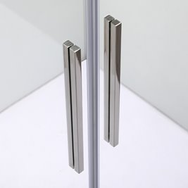 Drzwi prysznicowe rozsuwane szkło 8 mm szerokość 140 cm ASTRA-CH-DUO-140