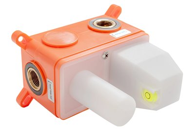 Chromowany zestaw prysznicowy podtynkowy Fenix Rea