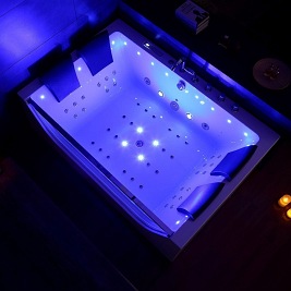 Wanna z hydromasażem 180x120 Nike 937 Hydrosan