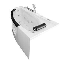Wanna spa z hydromasażem narożna 170x85 cm MO-0076 PRAWA
