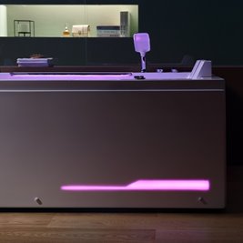 Duża wanna z hydromasażem 180x120 Kari 942 Hydrosan