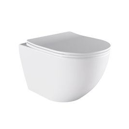 Biała miska wc wisząca Rimless NERO-WH-03 Tornado Hydrosan