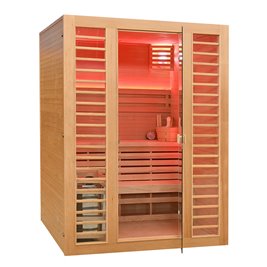 Sauna sucha fińska piec 6 KW Harvia BC60 + kamienie solne 150X150X190CM MO-TS3B XL Mazur