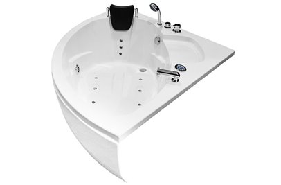 Wanna łazienkowa z hydromasażem Spa narożna 135x135 cm MO-0313