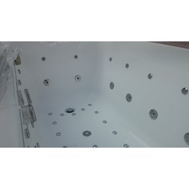 Wanna z hydromasażem prostokątna 180x100 cm Niagara 911