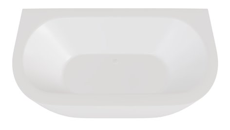 Wanna wolnostojąca przyścienna + klik-klak biały Volya Besco 150 cm WKV-150-WS