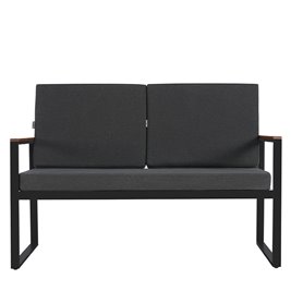 Zestaw mebli ogrodowych metalowych stół, sofa oraz fotele Carter zdjęcie 4