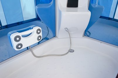 Kabina prysznicowa z hydromasażem zabudowana 120x85 MO-02188WL lewa